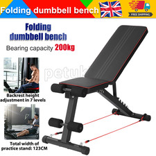 Foldable Dumbbell Weight Bench
