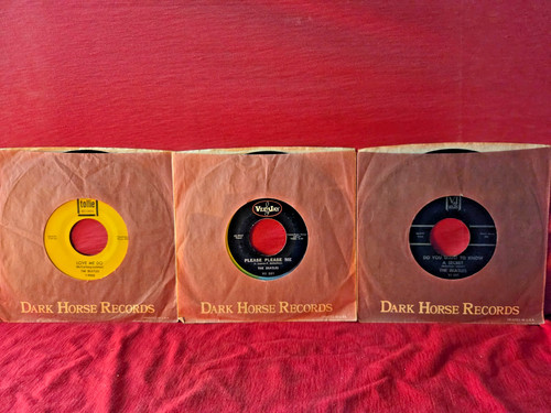 Beatles lot 1964 45 s - beatles,