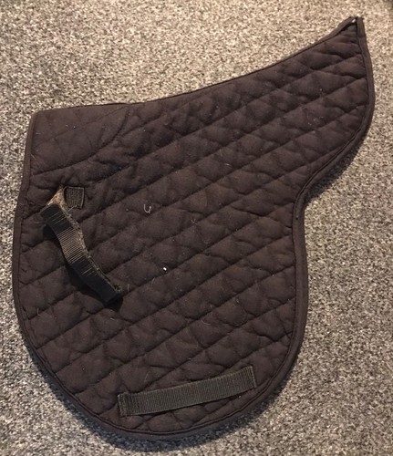 Black pony size numnah - black,