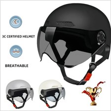 Open Face Scooter Motorbike Motorcycle Scooter Bike Helmet Sun Visor