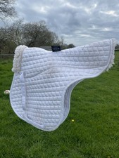 Shires White Half Lined Saddle