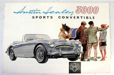 AUSTIN HEALEY 3000 SPORTS CONVERTIBLE Car Sales Brochure 1962 #2035/A