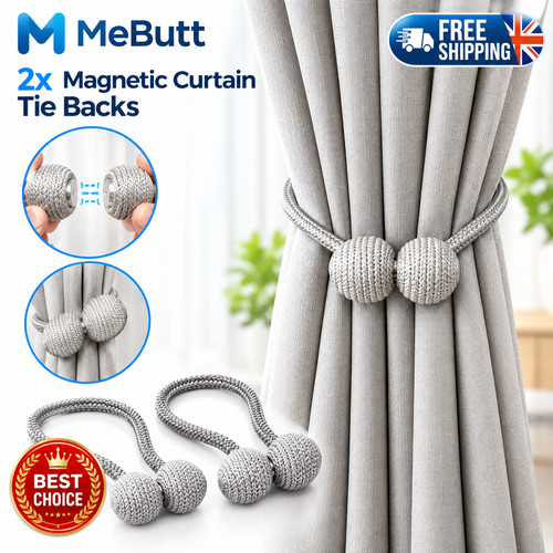 Strong magnetic curtain tie - 2x,