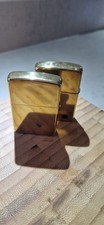 2 X Solid Brass Zippo Lighters