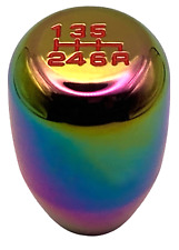neo chrome T2 gear shift knob 6 speed red for mazda