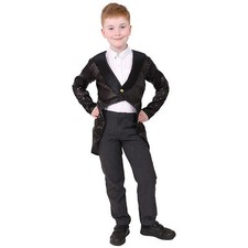 CHILDS BLACK SEQUIN TAILCOAT