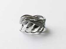 925 Sterling Silver Kelp Adjustable Ring