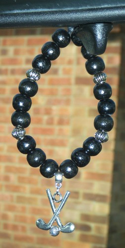 Hockey sticks ball pendant - hockey, &