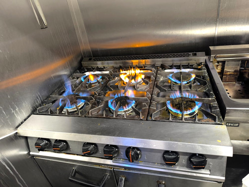 Falcon burner oven range - burner,