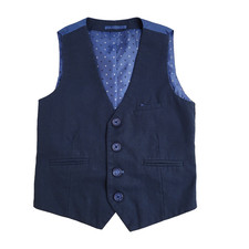 Very Waistcoat Blue Smart Formal Wedding Page Boy's Age 6 Yrs 26"