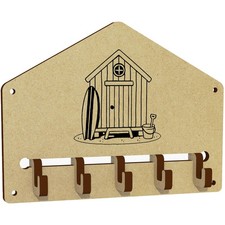 'Beach Hut' Wall Mounted Key