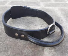 Dog Collar With Handle Real Leather Pet Collar For Large Breeds Heavy Duty