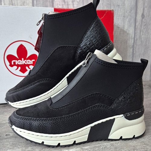 Rieker antistress black zip - rieker,