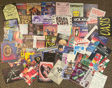 JOB LOT/COLLECTION OF 56  RAVE A5 & A5 FOLDOUT RAVE FLYERS - EARLY TO MID 1990'S