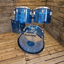 Ludwig Vistalite Combo 2 Drum Kit, Blue Late 70s USED! RKVSE150525