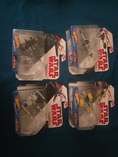 Hotwheels Poes X Wing, Resistance X Wing, Poes Ski Speeder, Anakins Starfighter 