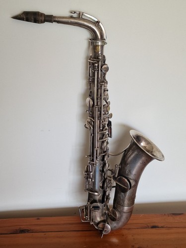 Old majestic alto saxophone - alto,