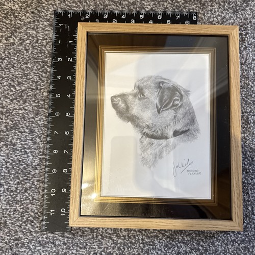 Border terrier art - by, joel