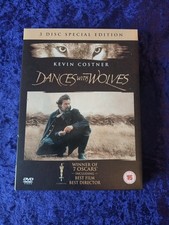 DVD DANCES WITH WOLVES KEVIN COSTNER 3 DISC EDITION MARY MCDONNELL WESTERN UK R2