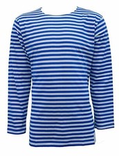 NEW TELNYASHKA COTTON  RUSSIAN SAILOR’S NAVY& BLACK GREEN RED BLUE T-SHIRT TOP 