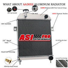Upgraded 3 Row Aluminium