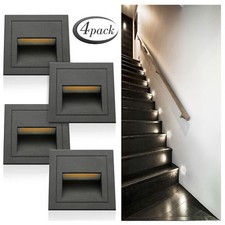 4Pcs Outdoor LED Wall Plinth