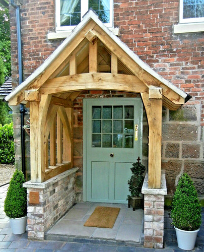 Traditional oak porch kit - oak,