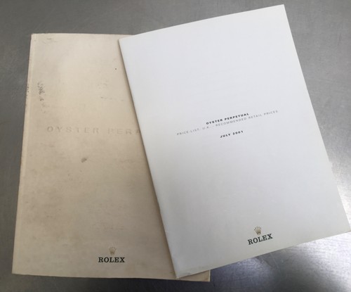 Vintage catalogue rolex oyster - catalogue,
