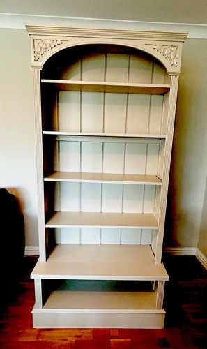 Painted freestanding bookcase - painted,