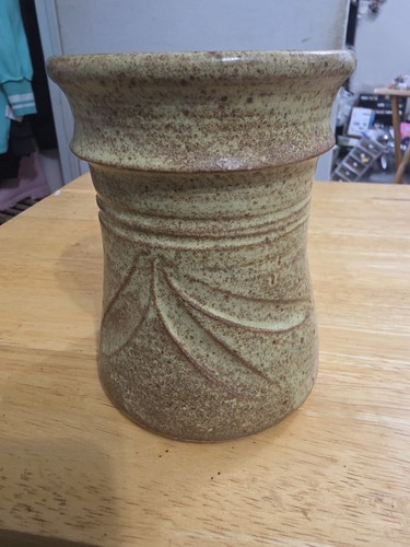Studio pottery mug - studio, brown