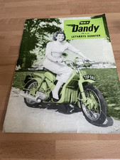 Original BSA Dandy Sales Leaflet From Denmark