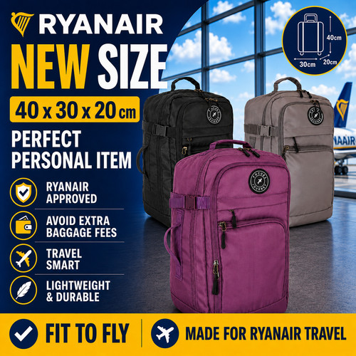 40x25x20cm ryanair approved - 40x25x20cm,