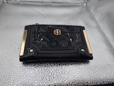 Small River Island Coin & Card Purse Wallet Black