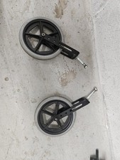 Wheelchair Front castors PAIR  Remploy Dash + Forks 