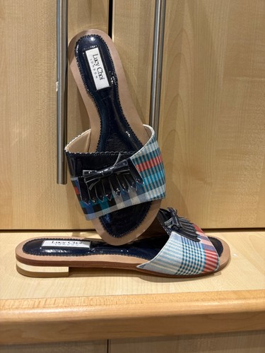 Lucy choi open back mules - back, with
