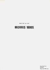 Morris 1800 S Mk2 Road Test