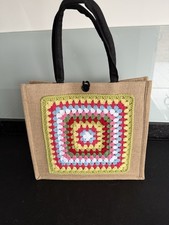 Jute Hessian Shopping  Bag