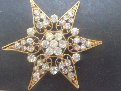 Antique large silver gilt - silver-,