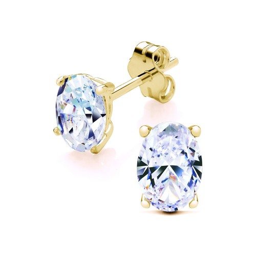 9ct gold silver - on, simulated