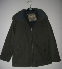 Next Khaki Green Hooded Coat