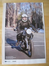 ROBERT TAUB COMMANDO MOTORCYCLE SHOEI HELMET 2001 POSTER ADVERT A4 FILE 29