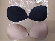 Strapless Bras, Adhesive Stick on Bra Invisible Push up Bra C ups Reusable 2pack