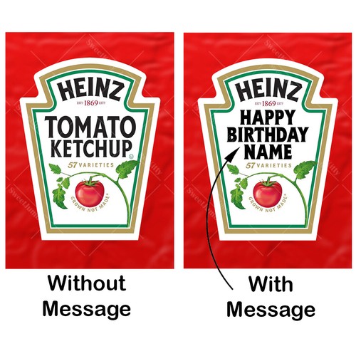 Heinz tomato ketchup label - heinz,