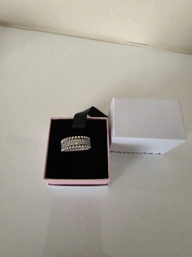 Genuine pandora pave band ring - genuine,