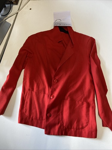 Casual red mandarin collar - mandarin,