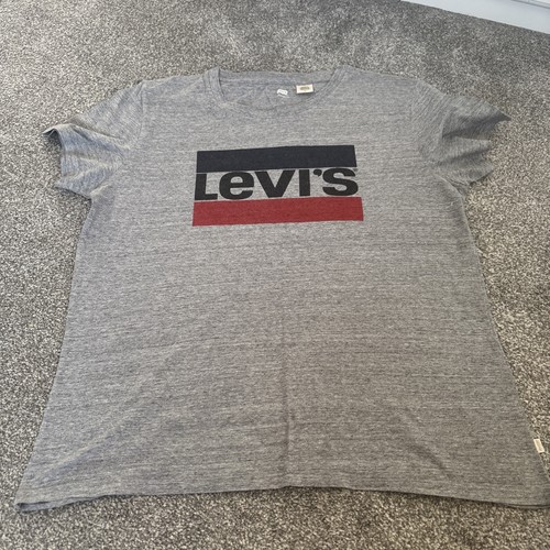 Levi men grey logo - grey, t