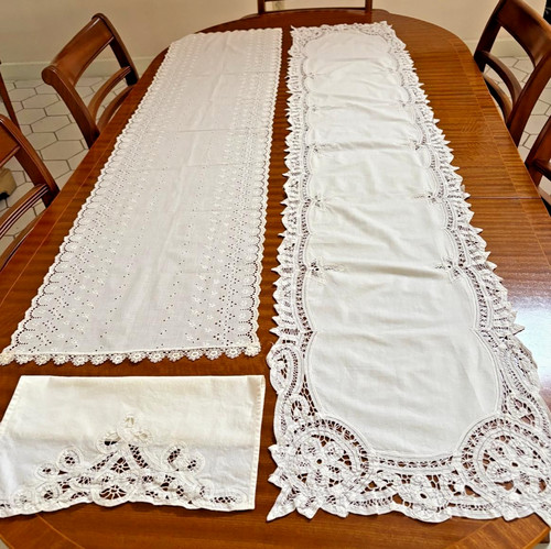 Lot cotton table - 3,