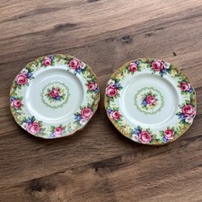 PARAGON TAPERSTRY ROSE TEA / SIDE PLATE X 2