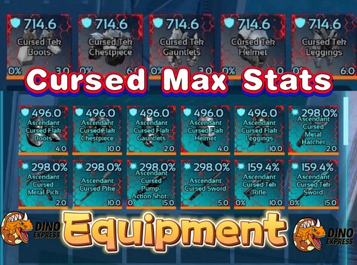 Cursed max stats - max, equipment