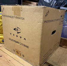 🙇🏻 BRAND NEW BOXED VISTA 14" 4:3 RATIO INDUSTRIAL B&W COMPUTER MONITOR 🙇🏻